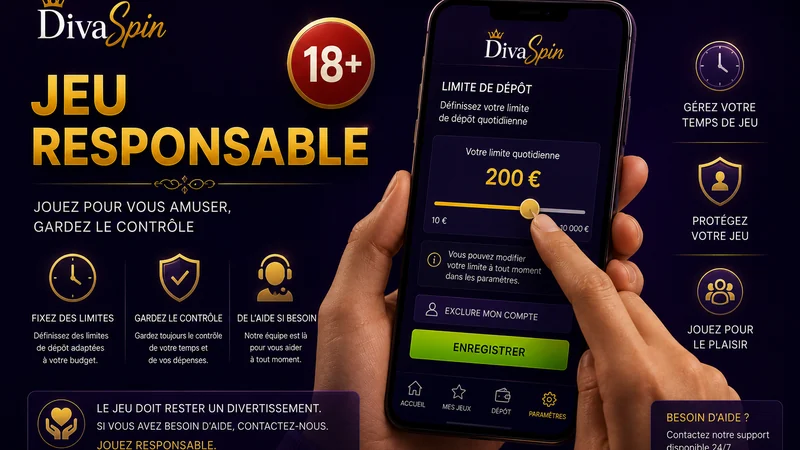 Carnet de suivi d'un budget de jeu mensuel avec durée des sessions notée et limite de dépôt fixée à l'avance